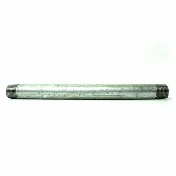 Thrifco Plumbing 1/2 Inch x 10 Inch Galvanized Steel Nipple 5220015